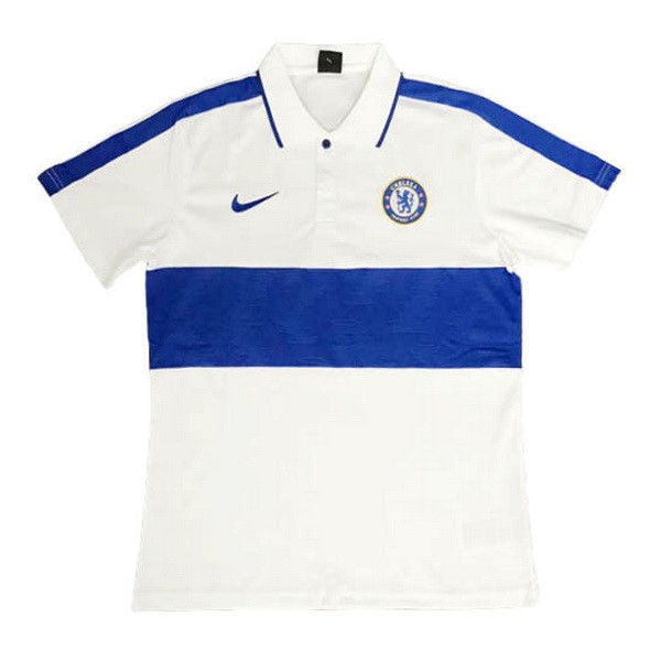 Polo Chelsea 2020 2021 Azul Blanco